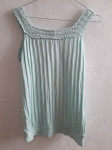 Ljetni tirkizni pleteni top ONLY 36