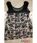 Majica s čipkom vel M