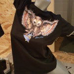 Majica kratka (unikat motiv sova modrosti)