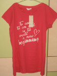 CRVENA MAJICA VEL. M - NOVO