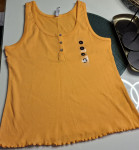 NARANČASTA MAJICA VEL L - NOVO