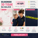 Silikonski 3D tisak na majice