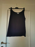Tamnoplava ženska pamučna majica bez rukava Yessica C&A broj L - XL