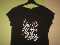 CRNA MAJICA VEL. M-L  NOVO