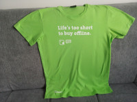 Zelena  ljetna majica sa natpisom