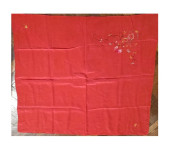 Marama crvena sa cvjetićima 67 cm x 77 cm