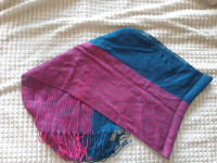 Marama / šal rozo zelene boje