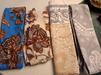 PLAVO - BEŽ PAMUČNA MARAMA - NOVO