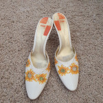 Fabi vintage kožne mule sandale veličina 41