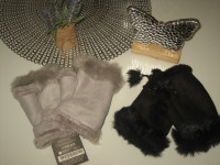 CRNE I SIVE RUKAVICE  BEZ PRSTIJU  VEL. ONE SIZE - NOVO