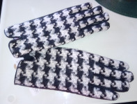 Crno - bijele rukavice - NOVO
