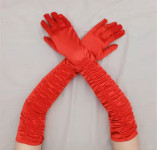 Rukavice saten crvene, veličina S