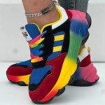 Ženske tenisice srednjeg donjeg dijela s gradijentnim uzorkom u boji