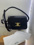 CELINE CLASSIQUE TRIOMPHE BAG IN shiny calfskin