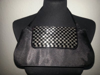 Crna clutch svečana torbica