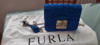 6.put SNIŽENA!!! Original Furla cocktail šljokičasta torbica-NOVA