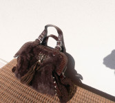 Ženska torbica (koža i krzno)