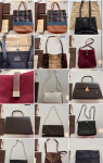 Ženske torbe torba torbice novčanici 30ak komada razno