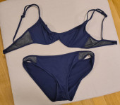Vilebrequin tamno plavi dvodjelni kupaći kostim