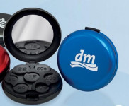 Metalni okrugli DM novčanik za euro kovanice