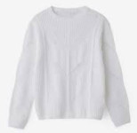 Bijeli pulover vel.38/40 -  NOVO