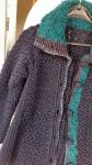 NOVA modra pletena vunena jakna L-XL/42-44