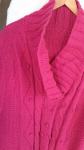 NOVI pink ručno pleteni vuneni pulover L-XL/42-44