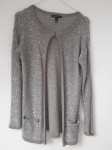 Sivi svjetlucavi kardigan Mango 38