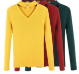 BORDO CRVENI KONČANI PULOVER VEL. 38/40