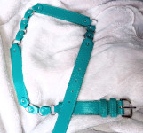 PLAVO ZELENI TIRKIZNI REMEN vel 85 cm NOVO