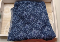 PLAVI PAMUČNI ŠAL - NOVO