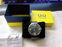 Q&Q Quartz čelik i koža - STANJE 10/10