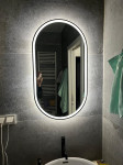 Camargue Black Supreme LED ogledalo 50x90 – 150 €