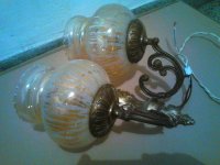 Mesingana vintage zidna lampica lampa svjećnjak