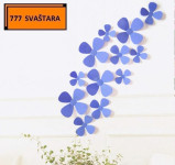 Naljepnice za zid - Zidna naljepnica - 3D Cvijetići - model 224