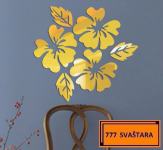Naljepnice za zid - Zidne naljepnice -3 d cvijetovi -  249