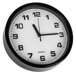 Analogni zidni sat 20cm second silent black