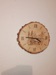 Drveni zidni sat