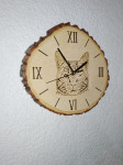 Drveni zidni sat