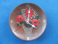 UNIKATNI ZIDNI SAT CVIJEĆE