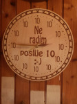 Zidni sat ne radim