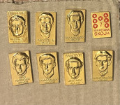 7 SEKRETARA SKOJA - LOT OD 8 ZNAČAKA