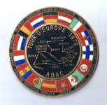 ADAC TOUR D´EUROPE 1970 rijetka vintage emajlirana plaketa