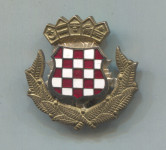 Hrvatska - Insignija, značka za kapu emajlirana