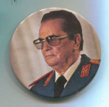 J.B. TITO JUGOSLAVIJA, BEDŽ BROŠ, d 65 mm