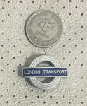 LONDON TRANSPORT - ZNAČKA NA PAPUČICU