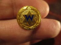 Masonska značka, Davidova zvijezda, srebro s pozlatom, 5 švedskih žigo