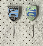 PREKO - LOT OD DVIJE EMAJLIRANE ZNAČKE