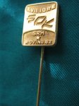 Značka XVII IGRE-SRH, Rovinj 82, zlatne boje.king