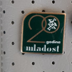 Značka MLADOST - jubilarna 20 godina